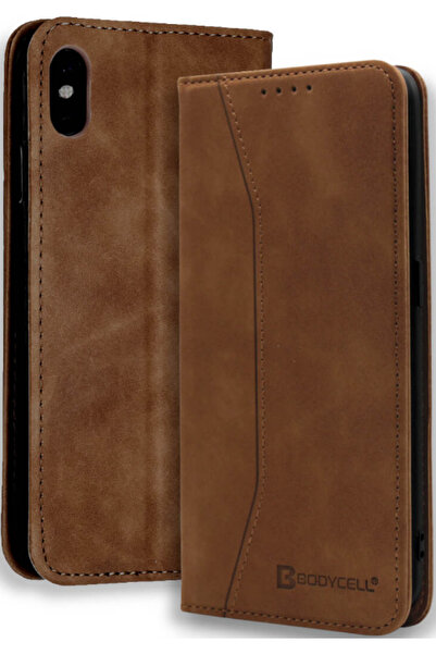 Bodycell Θήκη - Πορτοφόλι Apple iPhone XS Max - Brown