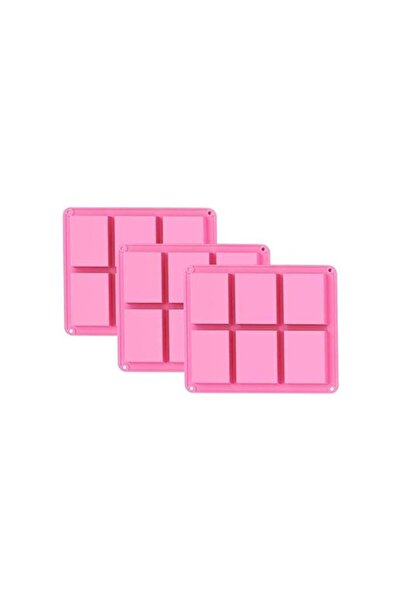 The Bros Silicone Soap Molds Set of 3, 6 Cavities DIY Handmade Soap Moulds - ...