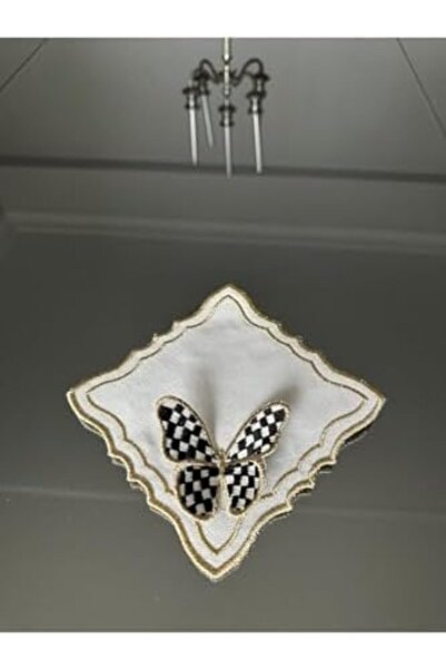 Yıldızan Msa Shop Butterfly Embossed Cocktail Napkin Single 931845