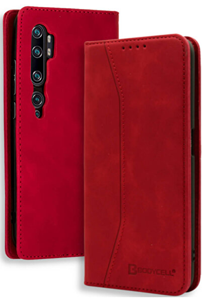 Bodycell Θήκη - Πορτοφόλι Xiaomi Mi Note 10 / Mi Note 10 Pro - Red