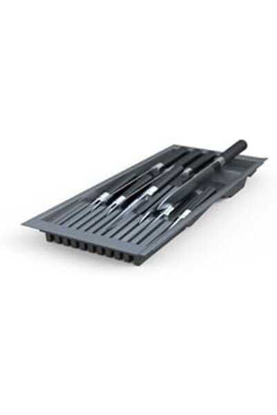 Yıldızan Tify Kitchen Drawer Antresit Modular Knife Holder 20,5cm X 48cm (4cm...