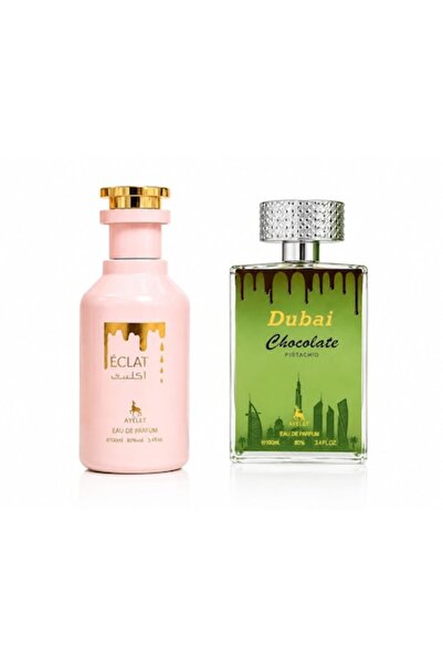 Ayelet Σετ 2 Αρωμάτων, Eclat και Dubai Chocolate, 100 ml το καθένα, λουλουδάτ...