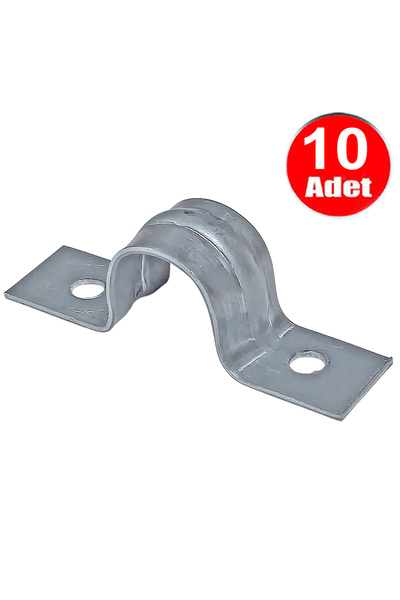 ALETÇANTAM No:3 Double Sheet Metal Cable Clamp 16mm Iron Bridge Metal Pipe Ho...