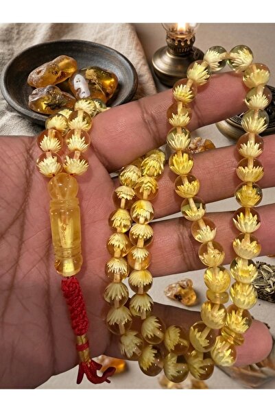 OEMS Incense Prayer Beads with Internal Engraving in the Form of a Rose – 24 ...
