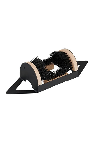 Relaxdays Curățător de încălțăminte Relaxdays, negru, 11.5x23x15.5cm, cu supo...