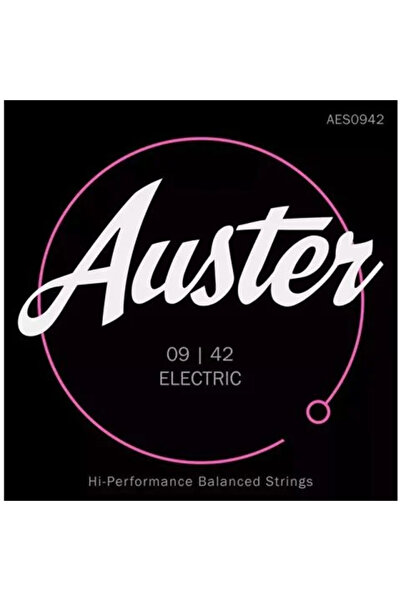 Auster 65156123 Electric Guitar String (09/42) |   Steel Core, Nickel Plated,...