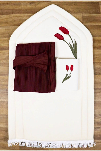 Generic Tulip Flower Prayer Set from the Mosque Store, a Padded Mat with Soft...