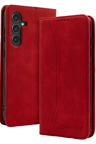 Bodycell Θήκη Πορτοφόλι - Samsung Galaxy A35 - Book Case - Red