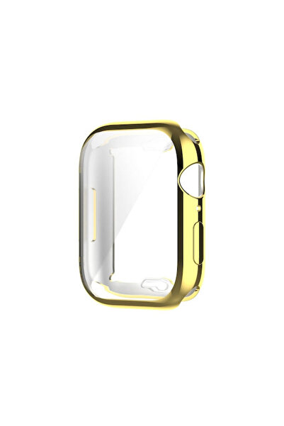 OEM Θήκη σιλικόνης σε χρυσό χρώμα για Apple Watch Series 8 / 7 41mm.