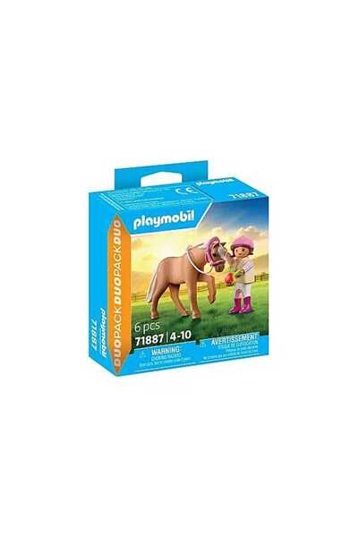 Playmobil Duopack Girl With Pony 71887