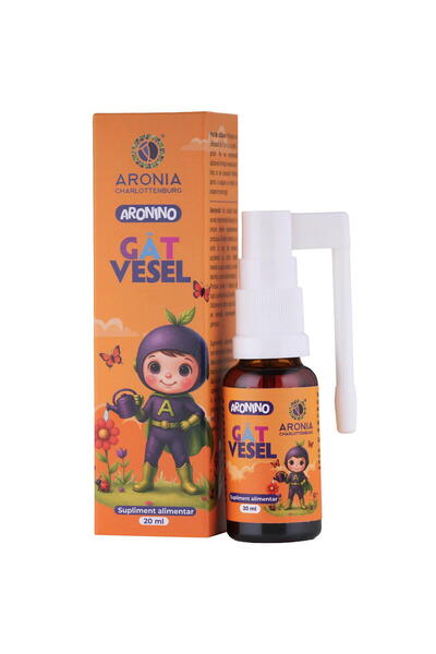 Aronia Charlottenburg Aronino Gat Vesel Spray pentru Copii Eficient impotriva...