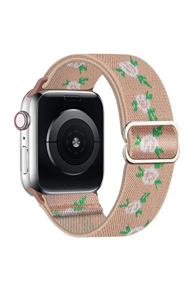 Orso Λουράκι Νάιλον Ροζέ Μπεζ για Apple Watch 38/40/41/42mm Σειρά 10/11