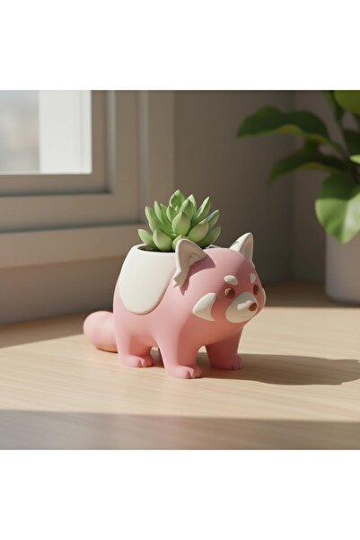OEM Mini Ghiveci Decorativ Model Panda Imprimat 3D