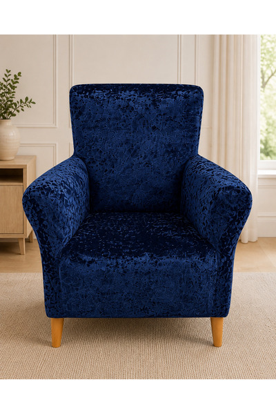 uzhanem Velvet Single Sofa Cover Armchair Cover