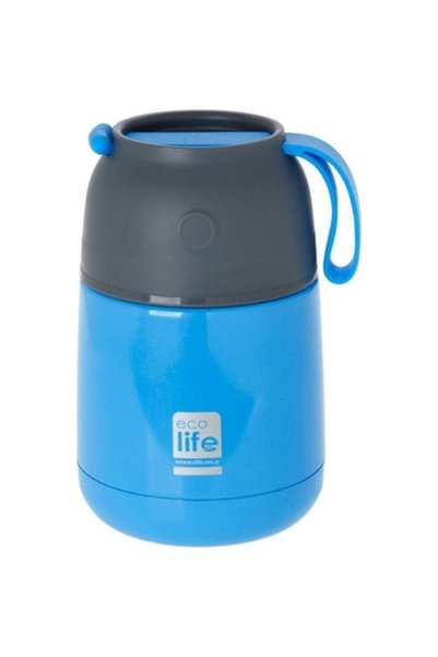 Ecolife Θερμός φαγητού life 450ml Γαλάζιο 33-BO-9075