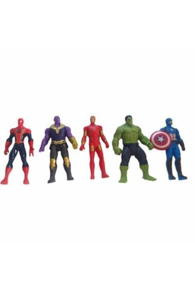 AVENGERS مجموعة ألعاب سيم تضم هالك وثانوس وآيرون مان وسبايدرمان وكابتن أمريكا...