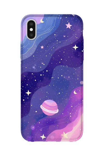 lelia حافظة هاتف شفافة مطبوعة متوافقة مع iPhone X/XS |   مجموعة كوزميك وِسبر ...