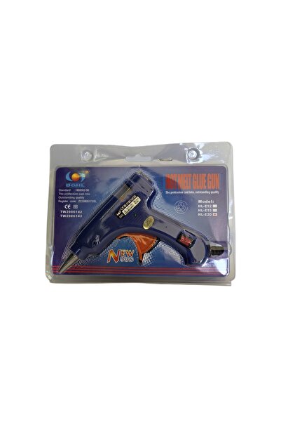 decotoys Pistol de lipit cu silicon albastru