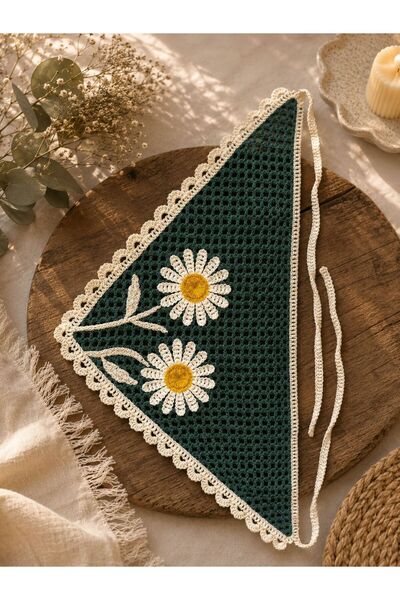 alinastore Flower-Patterned Tie-Up Summer Hair Bandanas