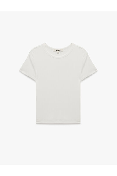 Koton Slim Fit Crew Neck Short Sleeve Basic T-Shirt