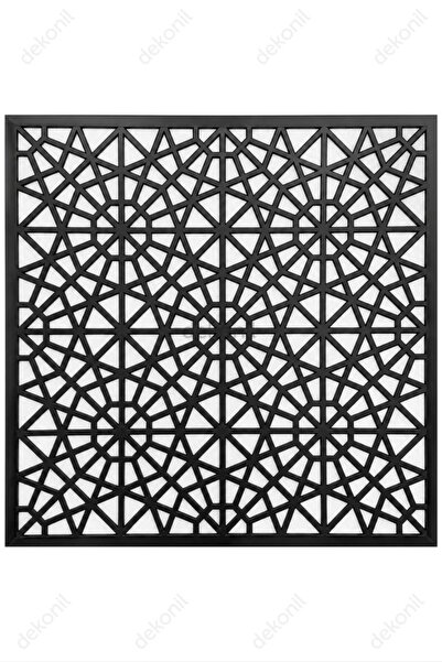 Dekonil Rumi PVC Asma Tavan Kaplama Paneli 60*60 cm - Siyah - 15 Adet (5,4m2)