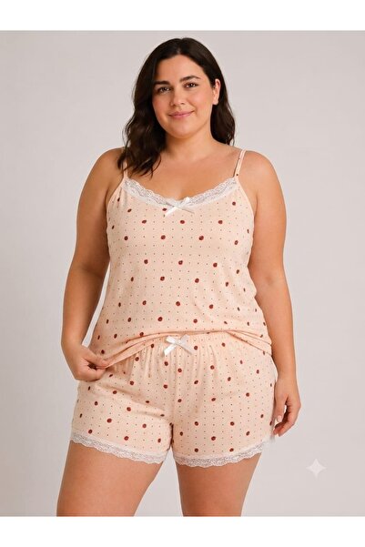 allure underwear Yavru Ağzı Battal Shorts Set