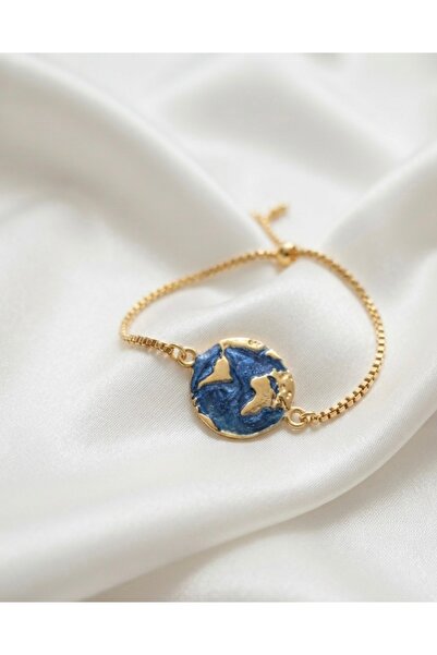 Melanj Craft World Symbol Steel Bracelet