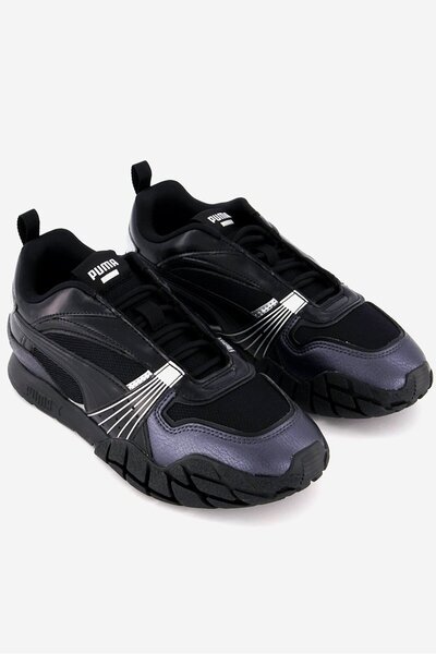 Puma Women Kyron Galactic Wns, Black and Silver Combo