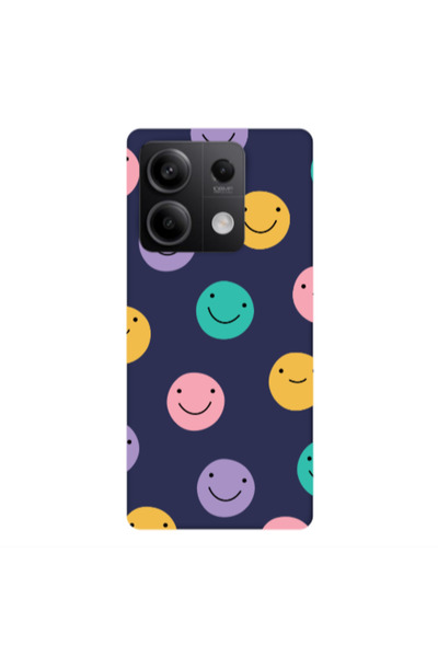 Other Xiaomi Redmi Note 13Pro 5G Colorful smiles Dark blue Colored Silicone T...