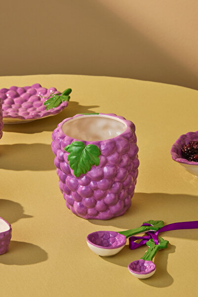 Karaca Grape Üzüm Desenli Kaşıklık 13 cm