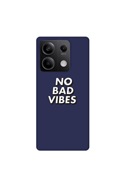 Other Xiaomi Redmi Note 13 5G No bad vibes Dark blue Colored Silicone TPU Θήκη
