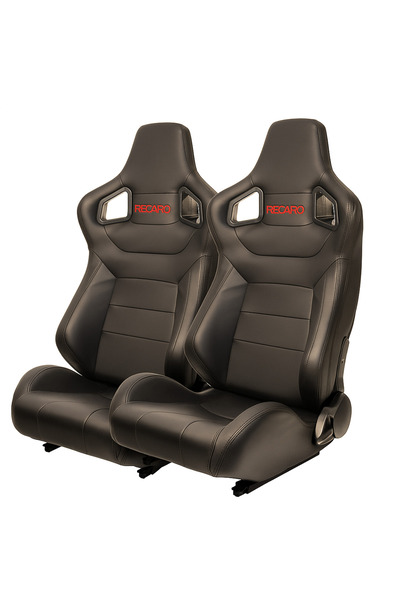 OEM Σετ Αγωνιστικά Bucket Καθίσματα Αυτοκινήτου Recaro Race HW-0226 - Μαύρο