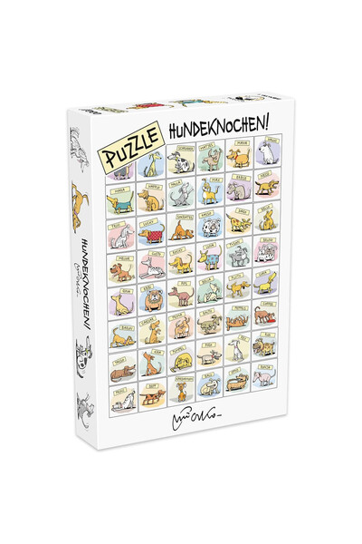 MDR Puzzle MDR, Hundeknochen, 1000 piese, 50x70cm, multicolor