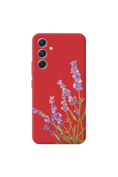 Other Samsung A56 Flowers 8 Red Colored Silicone TPU Θήκη