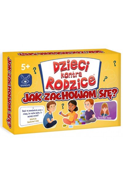 Kangur Joc de societate Dzieci kontra rodzice, 88 situatii, 10 carti de react...