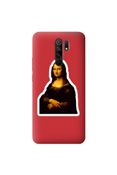 Other Xiaomi Redmi 9 Davinci Red Colored Silicone TPU Θήκη
