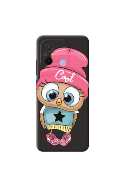 Other Xiaomi Redmi 12C Cool Star Black Colored Silicone TPU Θήκη