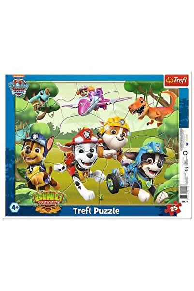 Trefl Puzzle în ramă 25 piese Patrula Cățelușilor - Trefl, dezvoltând abilită...