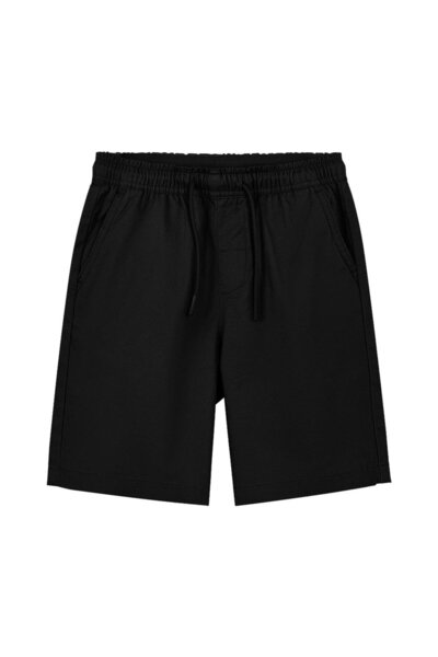 Giordano Junior Cotton Twill Mid Rise Comfort Fit Elastic Waist Shorts