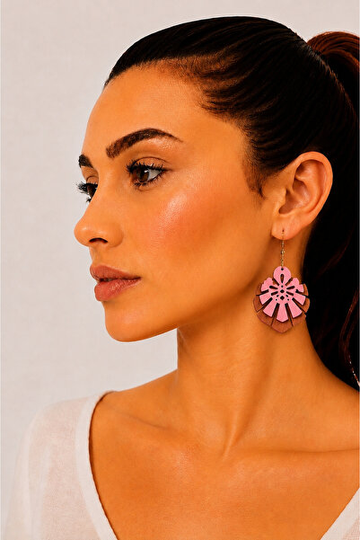 ROKH Women's Design Natural Handmade Wooden Authentic Earrings