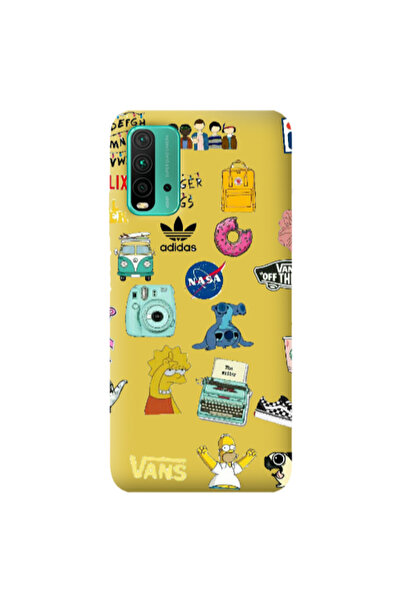 Other Xiaomi Poco M3 Mixed up 3 Yellow Colored Silicone TPU Θήκη