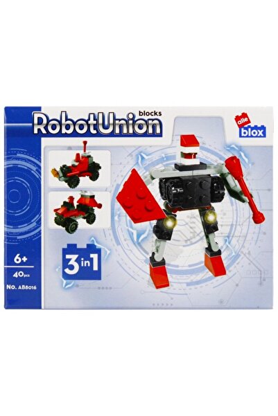 MC Micostore Set de constructie Alleblox Robot Union - robot S 3 in 1 diverse...