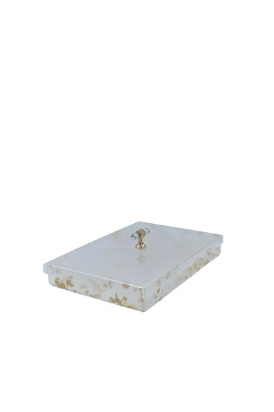 B&D Acrylic Candy Box with Lid – Clear Decorative Storage Container for Candy...