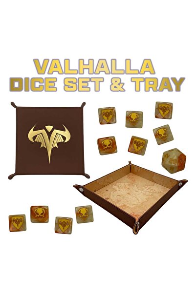 Renegade Set zaruri si tava Heroscape Valhalla multicolor 14+