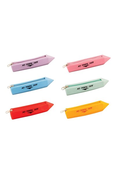 MC Micostore COLORARTE Fly 1208 несесер за моливи, с един цип, силиконов, раз...