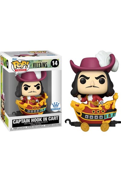 OEM Funko POP Tren Disney 14 Căpitanul Hook în ediția de mașină Ediție Specială