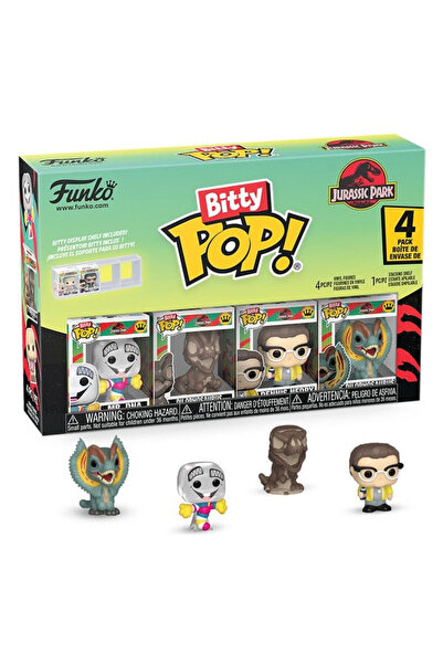 OEM Jurassic Park Bitty POP! Pachet de 4 din vinil Mr. DNA 2,5 cm