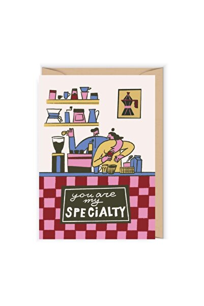 OEM Cudowianki Felicitare ocazionala Iubitor de cafea cu plic EFC