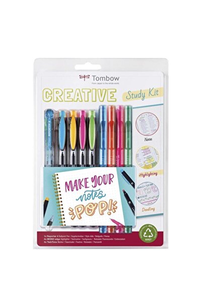 OEM Setul Tombow Creative Study Kit pentru notițe și studiu, 9 piese