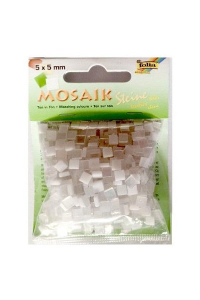 OEM Galeria Hobby Kamyczki Ton-in-Ton 5x5 mm alb – aprox. 700 buc.